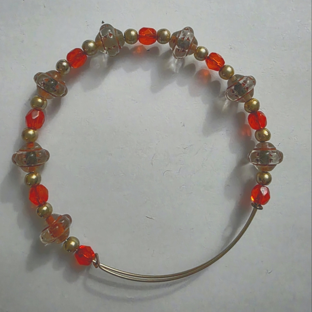 Alex & Ani Red Jeweled Bangle